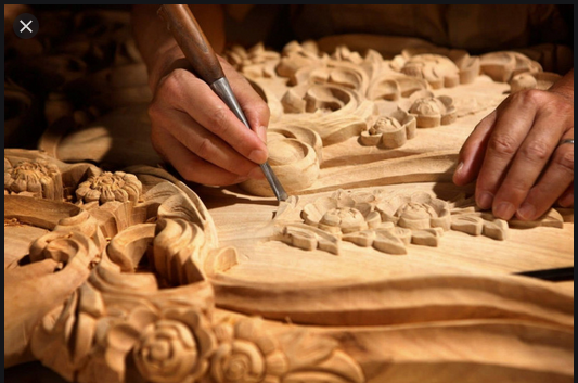ukiran kayu jepara adalah contoh dari karya seni rupa