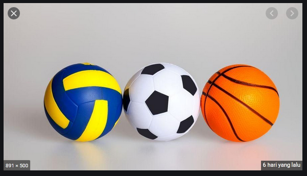 sebutkan tiga contoh bola yang digunakan dalam permainan bola beranting