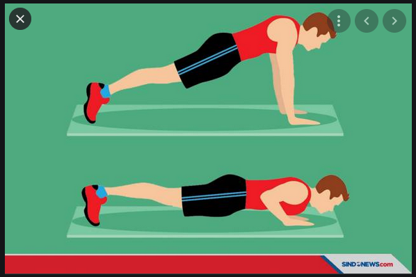 push-up untuk melatih otot bagian