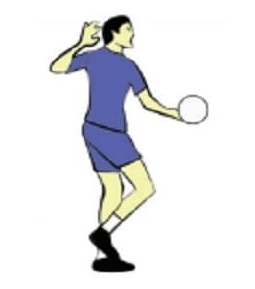 Berikut termasuk teknik dasar servis bawah pada tahap persiapan permainan bola voli adalah