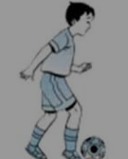 Sebutkan empat gerakan mengumpan atau menendang bola dengan punggung kaki 1